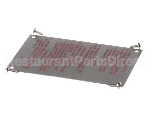 20326 Blodgett Lighting Instr Plate W/Screws