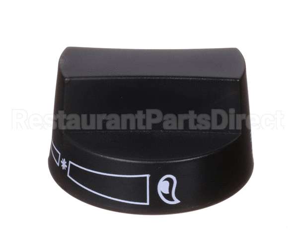 2080 Crown Verity Knob, Black