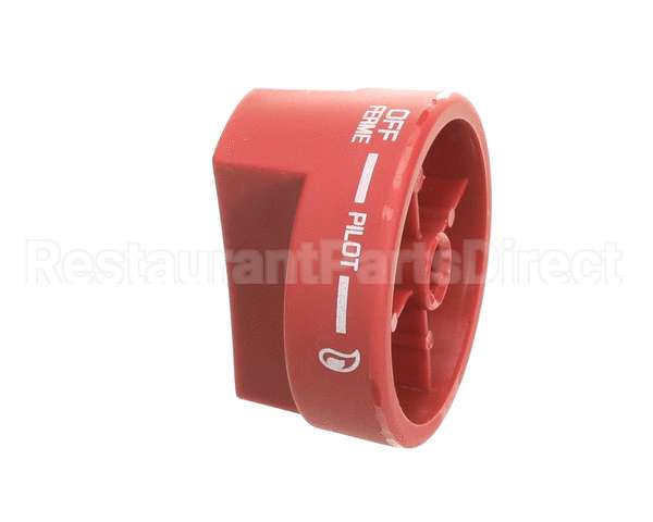 2090 Crown Verity Knob Pilot Round, Red