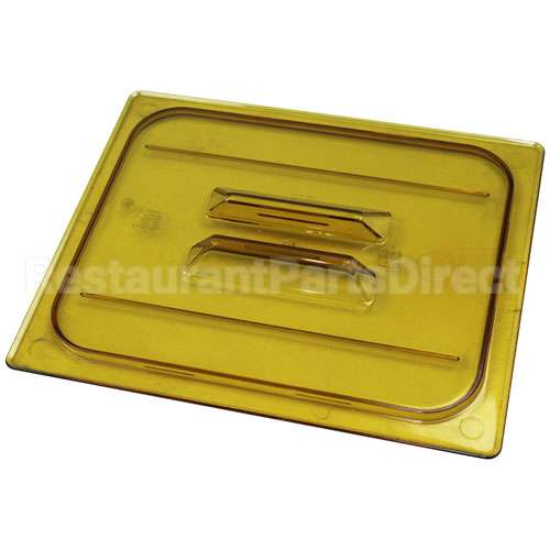 20HPCH-150 Compatible Cambro Hot Pan Lid Half Sz-150 Amber