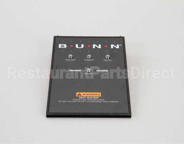 21112.1000 Bunn Panel Assembly, W/Indicator Lamps