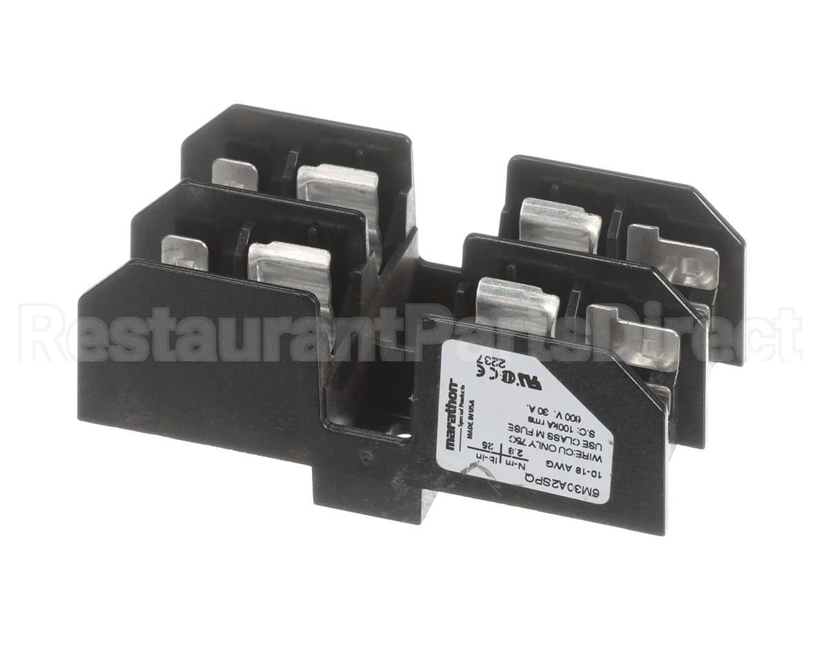 22511001 Heatcraft Fuseblock 30 Amp 2 Pole 600V Midget