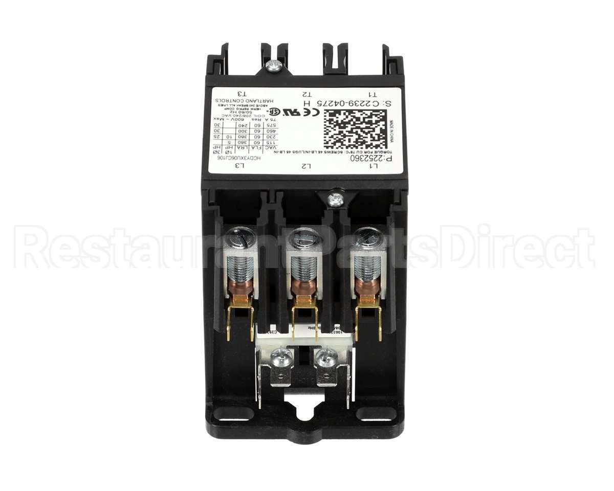 2252360 Heatcraft Contactor Open 60 Amp 3 Pole 208-240V