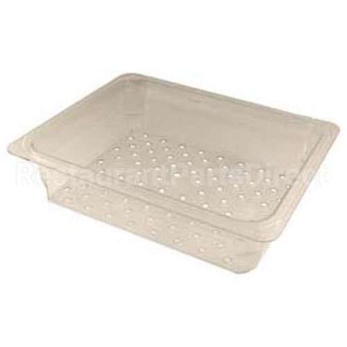 23CLRCW135 Compatible Cambro Colander Food Pan 1/2X3 Clear