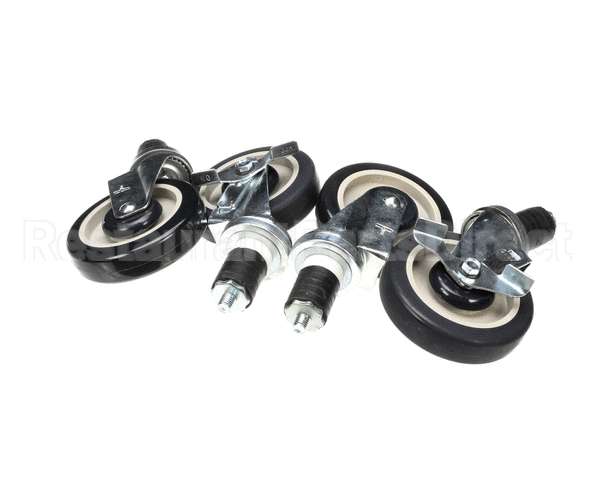 250500 Town Food Service Casters Set Of 4, 5 Dia. (2 W/ & 2 W/O B