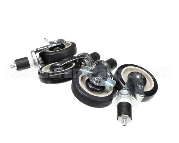 250500 Town Food Service Casters Set Of 4, 5 Dia. (2 W/ & 2 W/O B