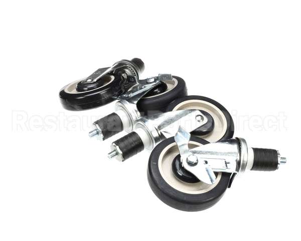 250500 Town Food Service Casters Set Of 4, 5 Dia. (2 W/ & 2 W/O B