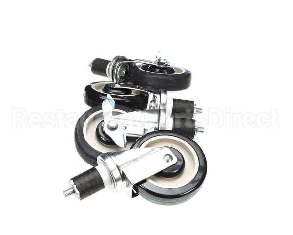 250500 Town Food Service Casters Set Of 4, 5 Dia. (2 W/ & 2 W/O B