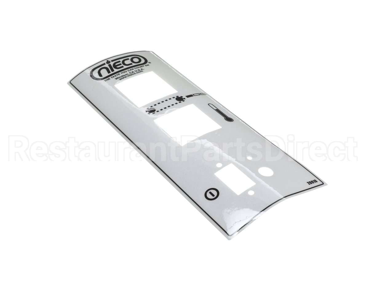 26916 Nieco Label, Control Box, Pwr/Temp/Left Speed