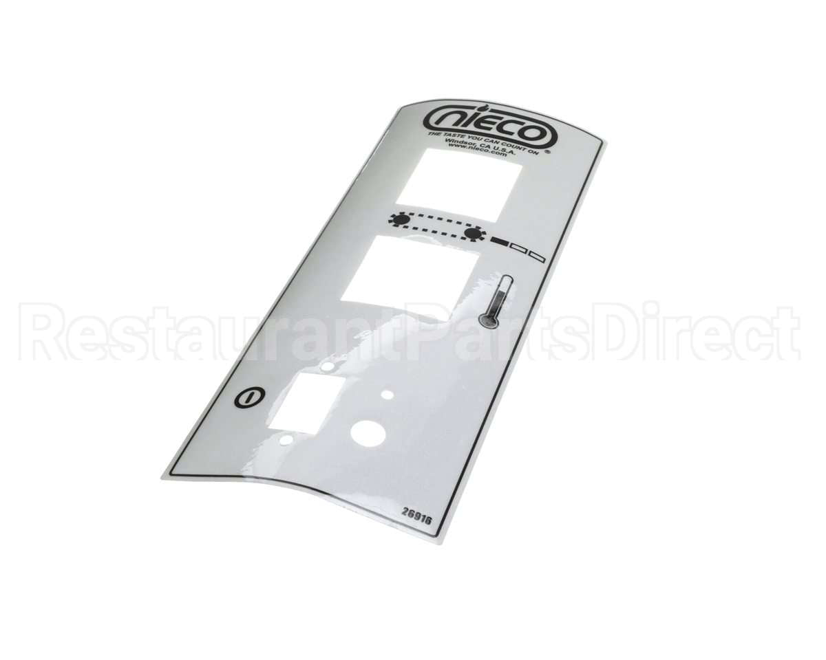 26916 Nieco Label, Control Box, Pwr/Temp/Left Speed