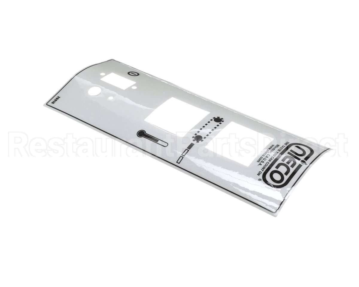 26916 Nieco Label, Control Box, Pwr/Temp/Left Speed