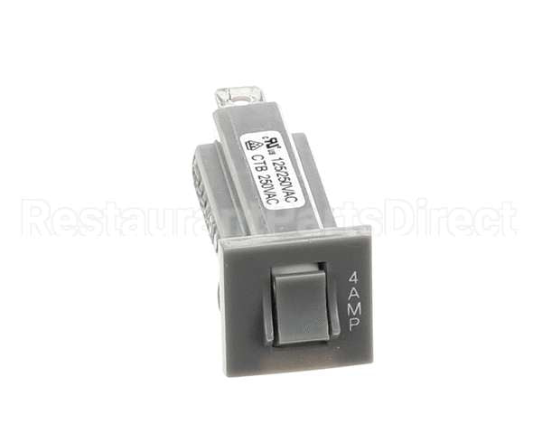 27181.0002 Bunn Circuit Breaker,Reset-4Amp(Gr