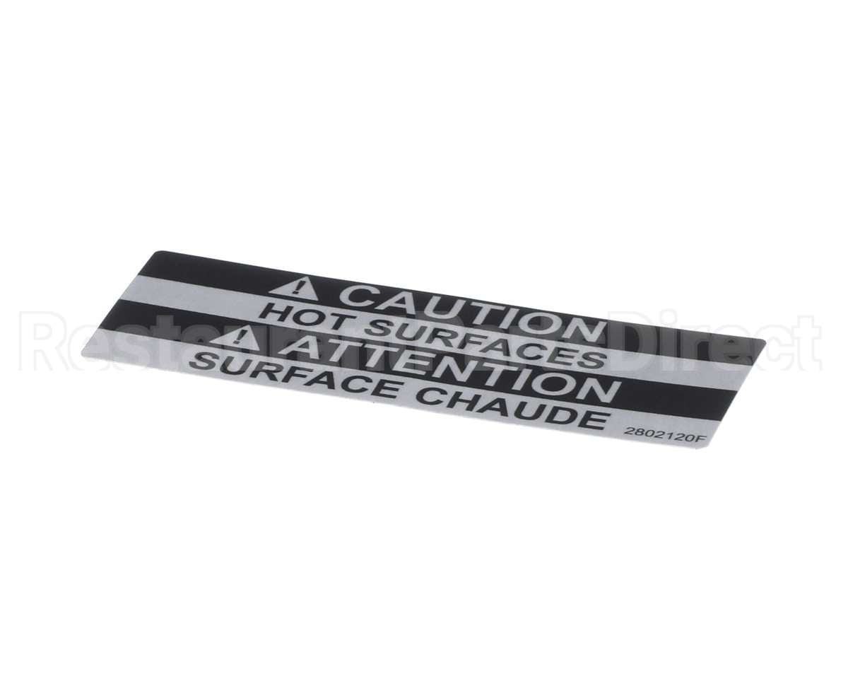 2802120 Lincoln Label Caution Hot