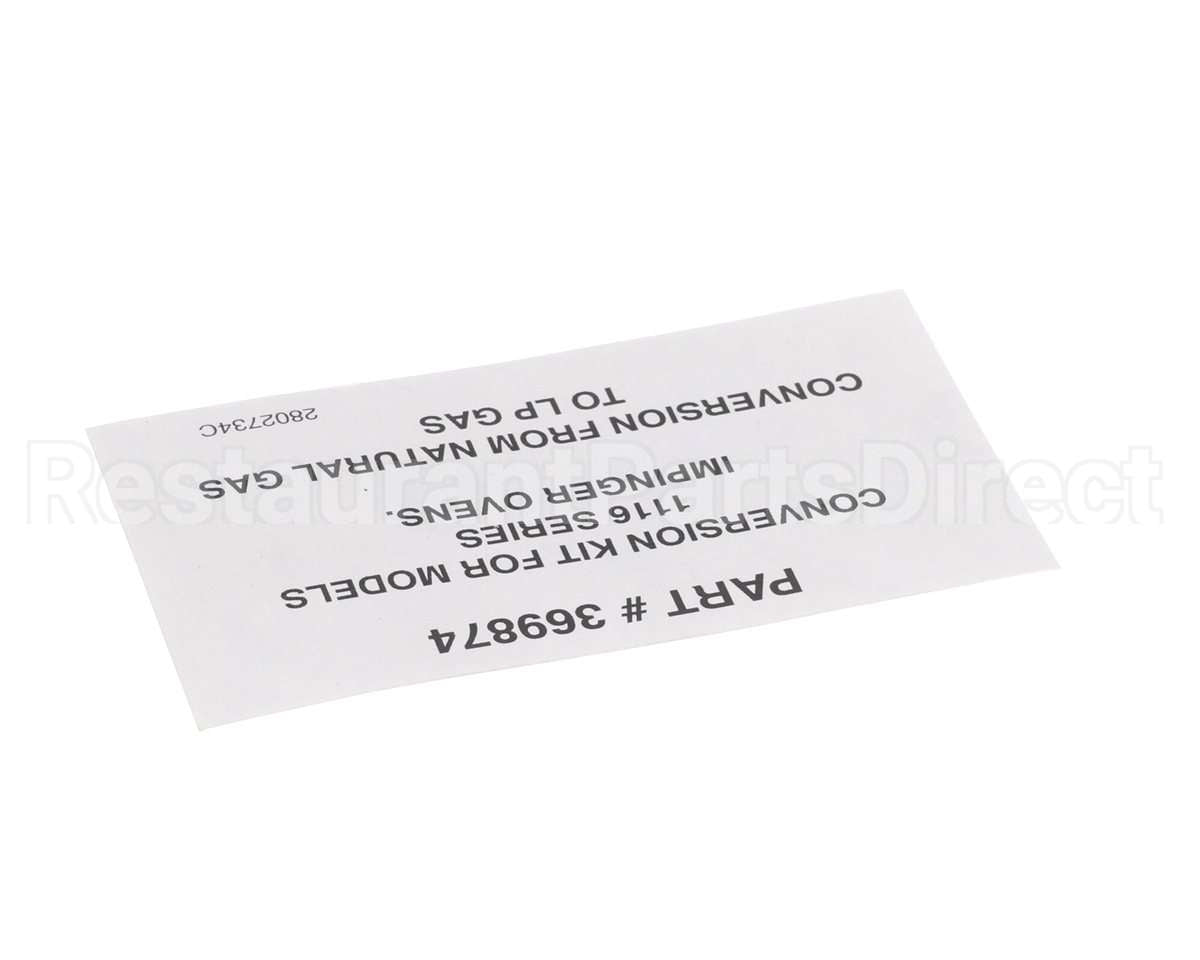 2802734 Lincoln Label Box 369874 Kit