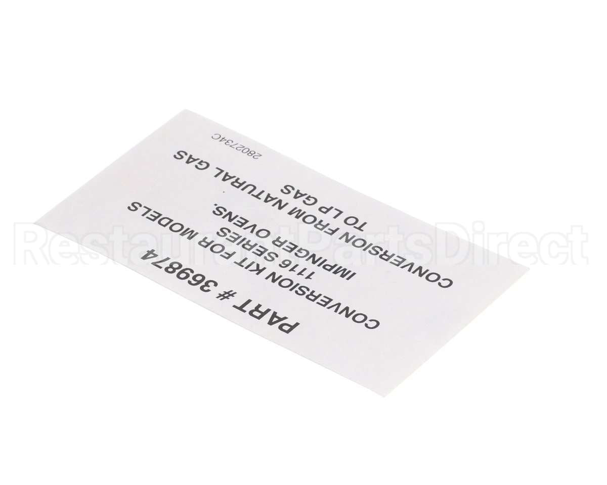 2802734 Lincoln Label Box 369874 Kit