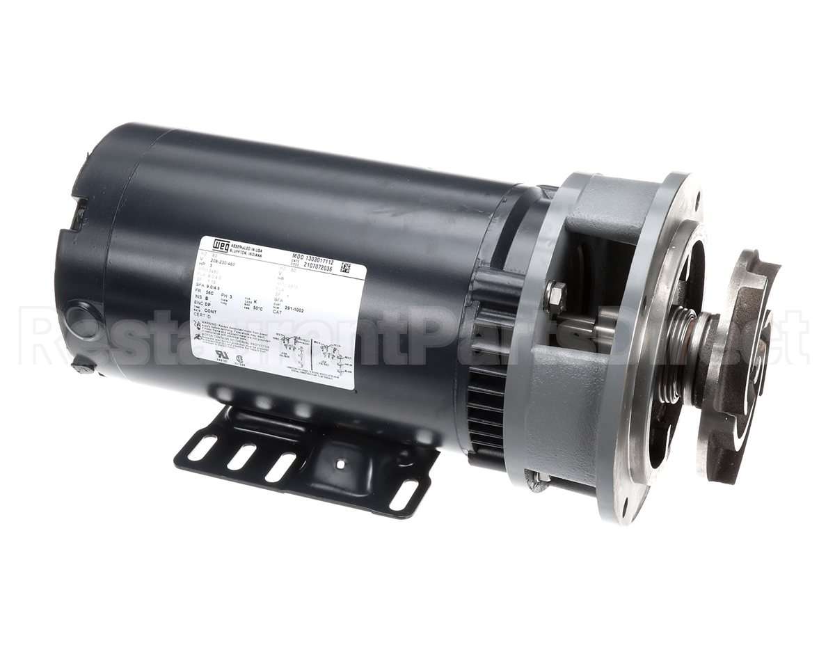 288-1056 American Dish Service Wash Pump Asm 3Hp 1Ph