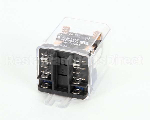 28G38 Lennox Plug-In Relay, Dpdt, 24 Vac Coil, 13 Amp