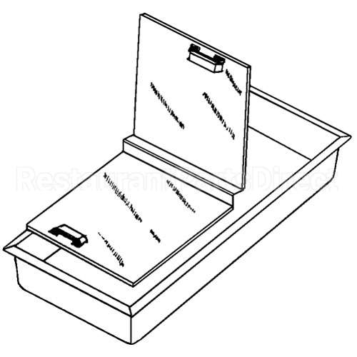 29494 Compatible Schaefer Hinge 23"L, Ice Cream Cabinet