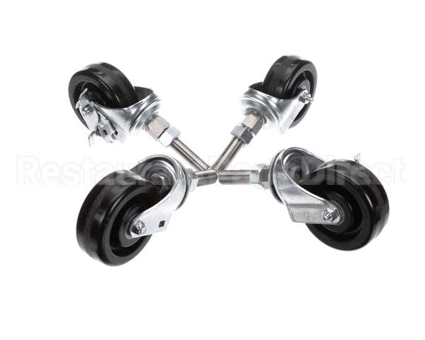 2954.SET4 Hardt Caster Swivel 4 Adj.c/Set Blaz