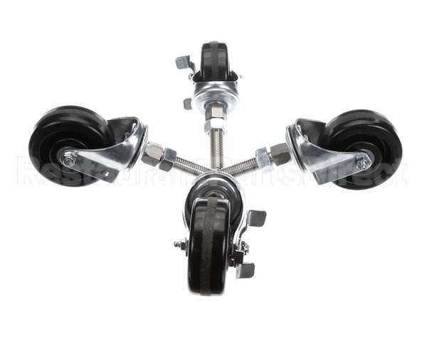 2954.SET4 Hardt Caster Swivel 4 Adj.c/Set Blaz
