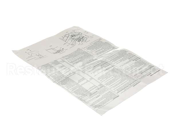 2A4562-01 Hoshizaki Maintenance Label