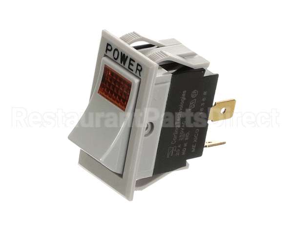 2E-35127 Star Switch Rkr, Plstc, Amber Lt