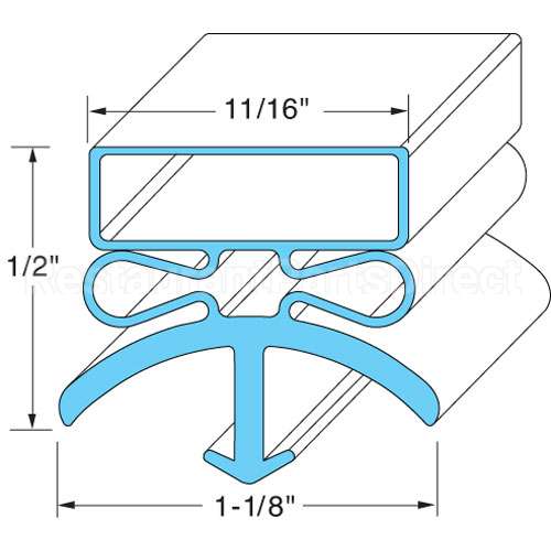2GAD-M008-001 Compatible McCall Drawer Gasket
