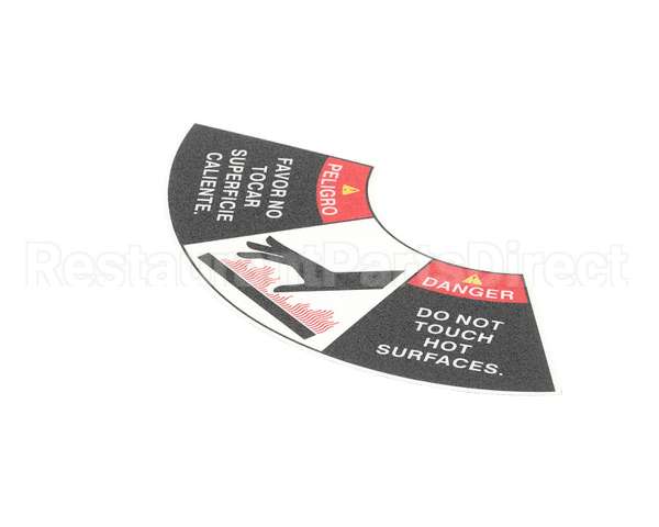 2M-12-WB-0053 Star Label Caution Hot