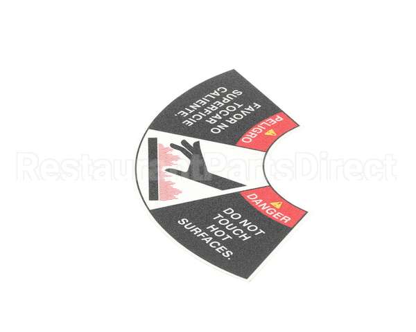 2M-12-WB-0053 Star Label Caution Hot