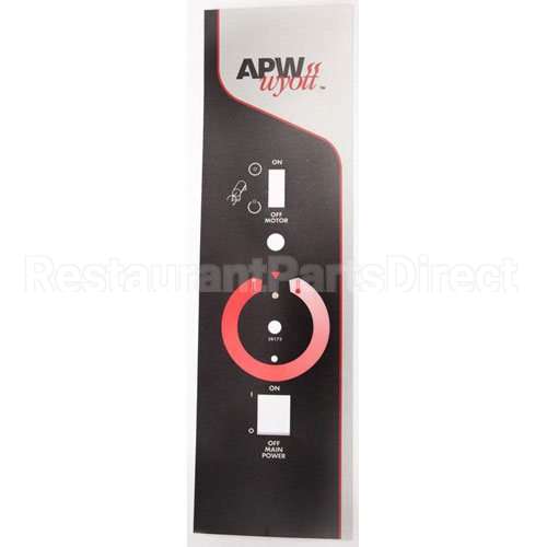 2M-58173 Compatible Apw Control Plate Label M-95-2