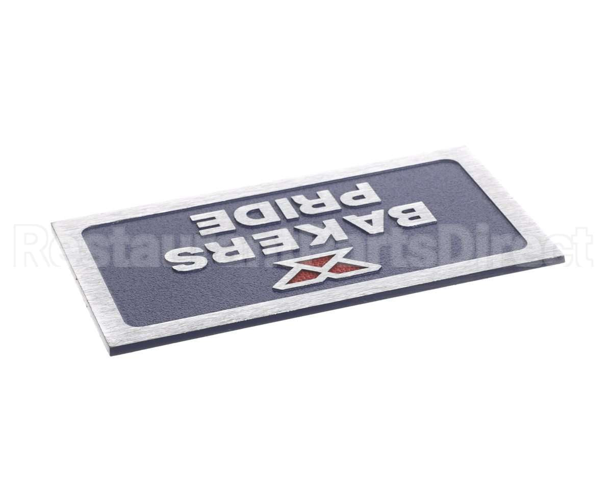 2M-8808902 Bakers Pride Nameplate-Bakers Pride De Ck Ovens