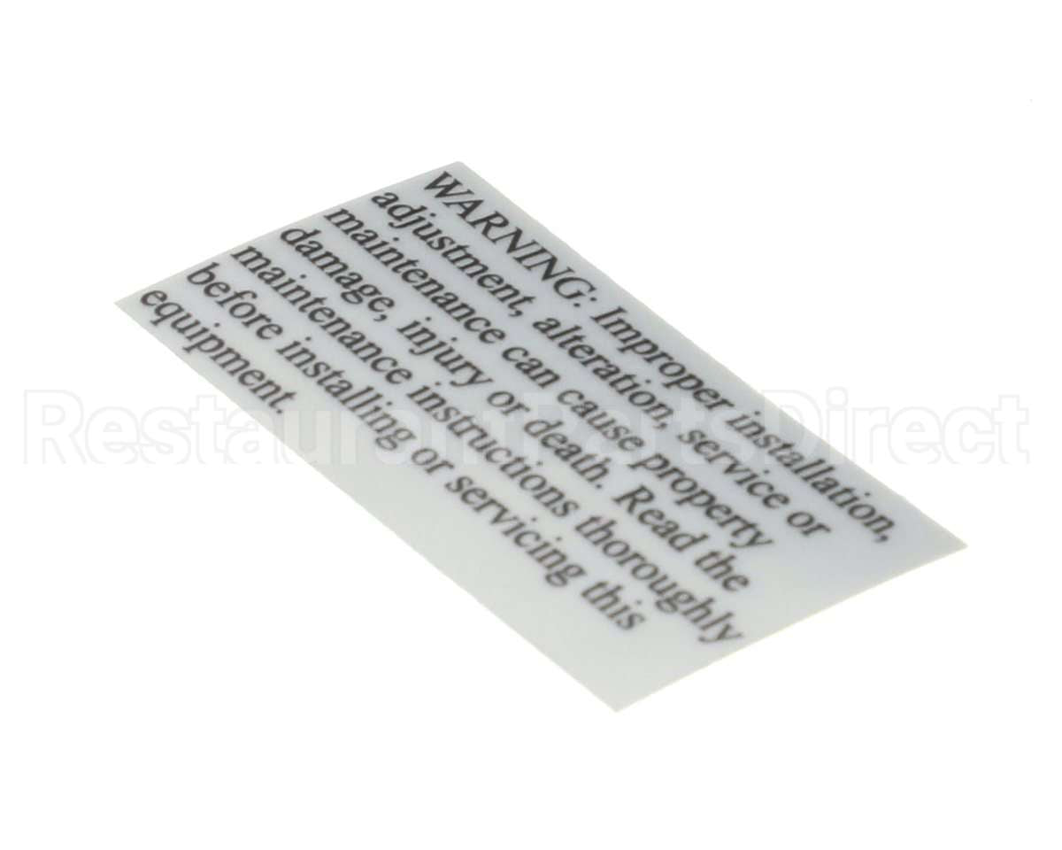 2M-Z1280 Star Label-Warning