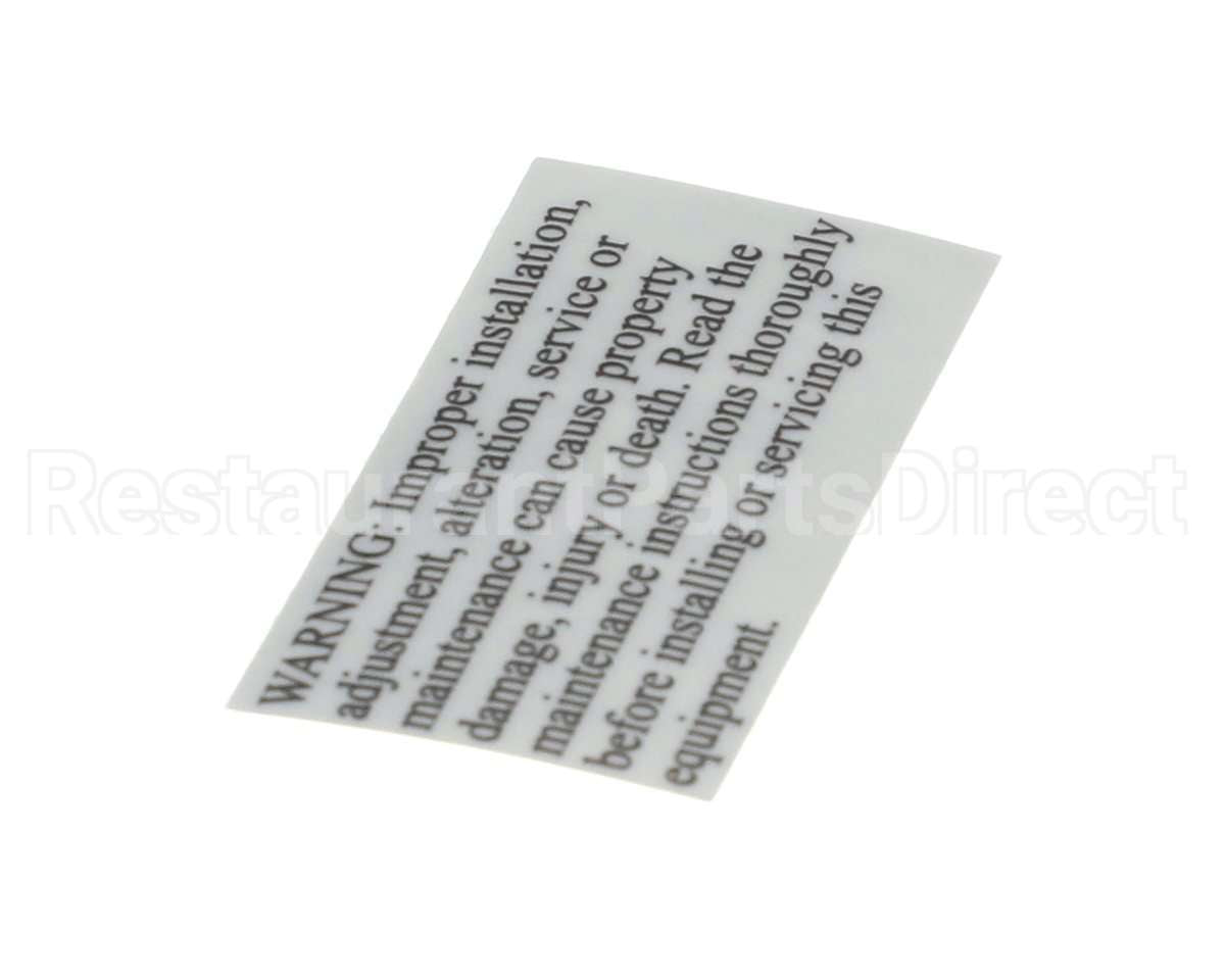 2M-Z1280 Star Label-Warning