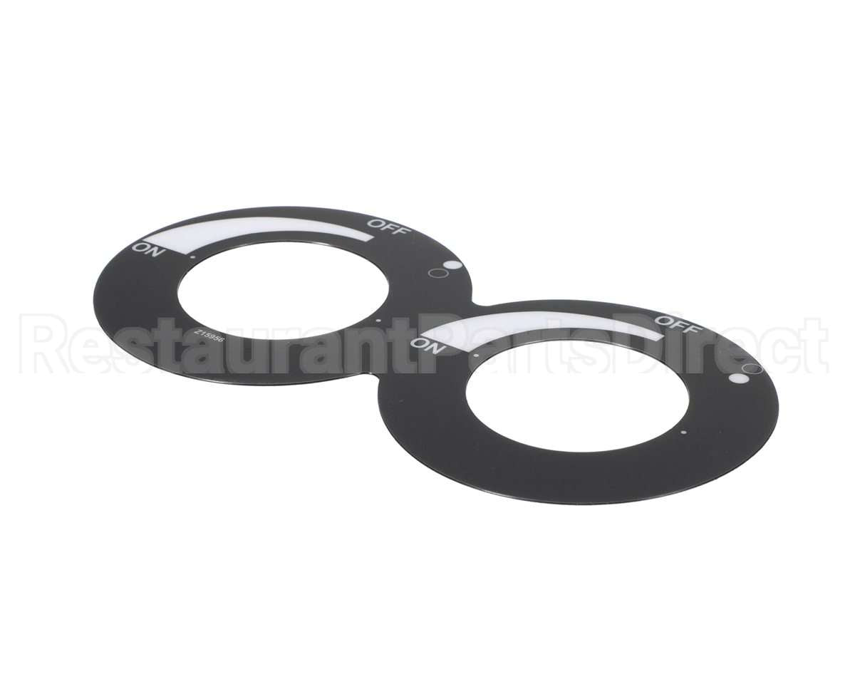 2M-Z15956 Star Label, Dial Dual Hotplate