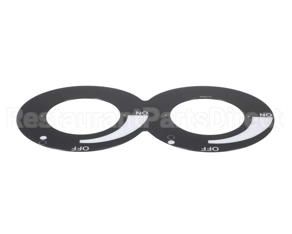 2M-Z15956 Star Label, Dial Dual Hotplate