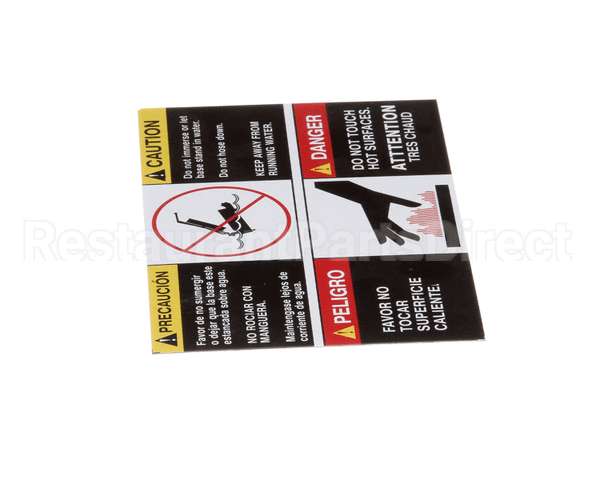 2M-Z2620 Star Label Caution,Bi-Lingual