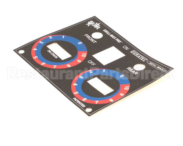 2M-Z9626 Star Controlpnl Lbl 30/45Scbd/Hd