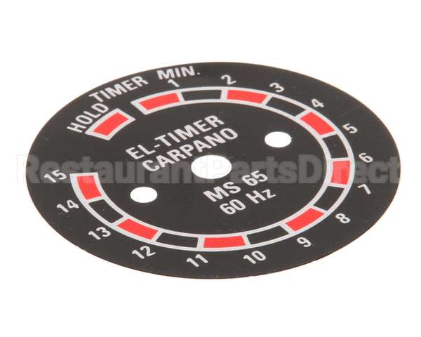 30-190 Varimixer 15 Minute Timer (Metal) Scale Carpano.