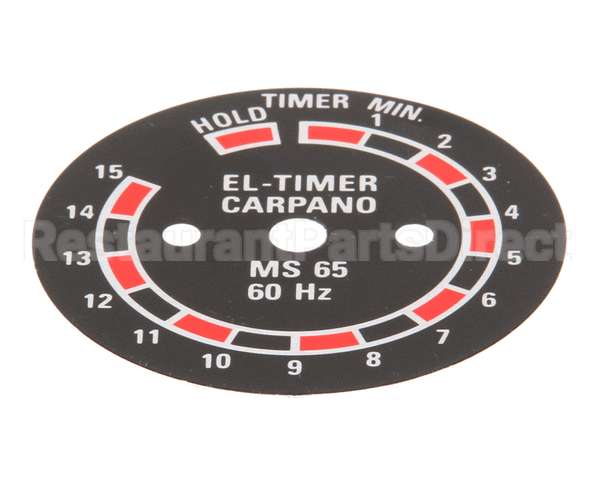 30-190 Varimixer 15 Minute Timer (Metal) Scale Carpano.