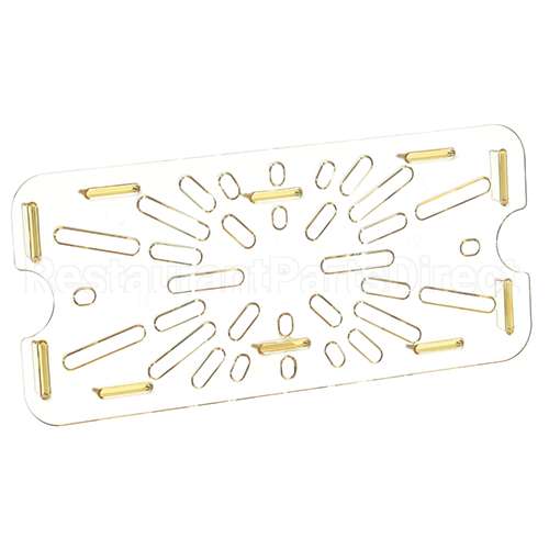 30HPD-150 Compatible Cambro 1/3 Size Drain Shelf 150 High Heat Amber