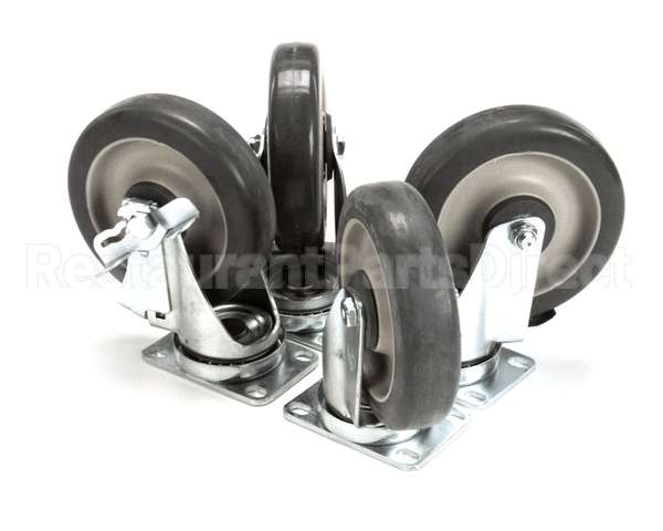 315410 Tri-Star Manufacturing Kit;4 Plate Casters 2/W Brake