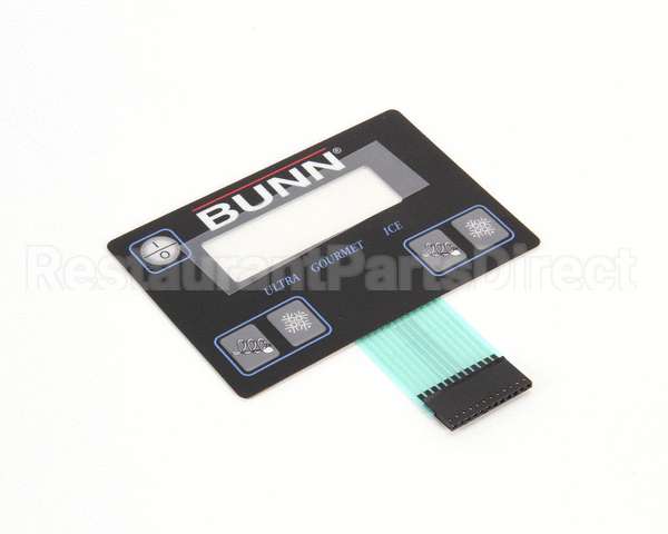 32126.1004 Bunn Kit, Membrane Switch Ultra-2 Black