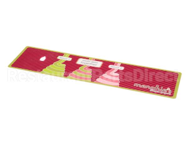 324920 Stoelting Decal; Display Cover Menchies