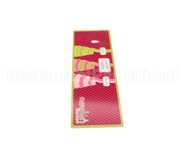 324920 Stoelting Decal; Display Cover Menchies