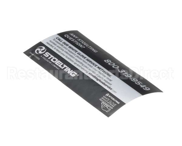 325032 Stoelting White Glove Service Decal