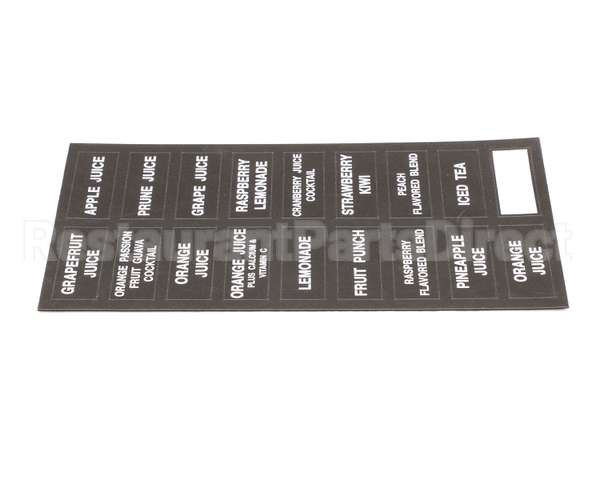 32861.0000 Bunn Decal, Flavors-Juice Dispenser