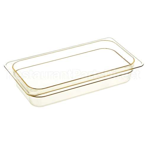 32HP Compatible Cambro Hot Pan Third X 2 1/2 In Amber