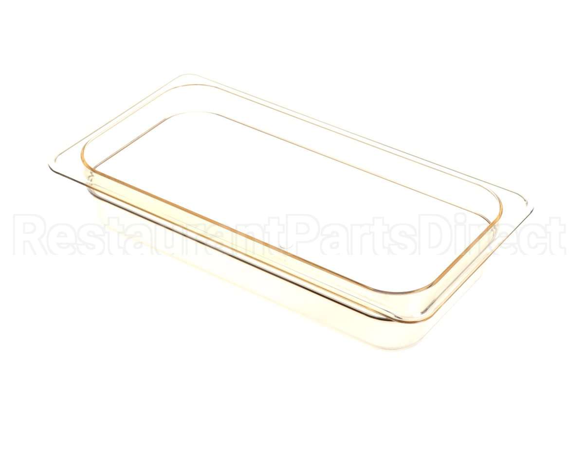 32HP150-H-PAN Cambro Third Sze 4" Dp Hot Pan, Amber