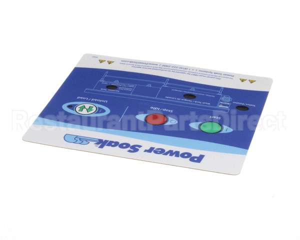 33507 Power Soak Systems Overlay - Control Panel Ps-225