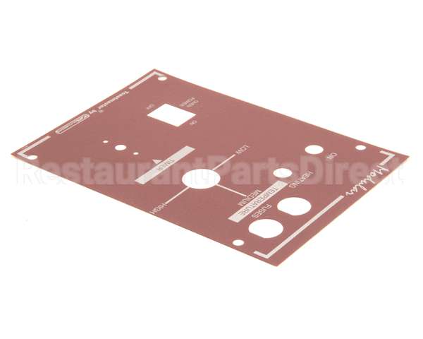 34111 Southbend Range Decal,Control Panel Wendys